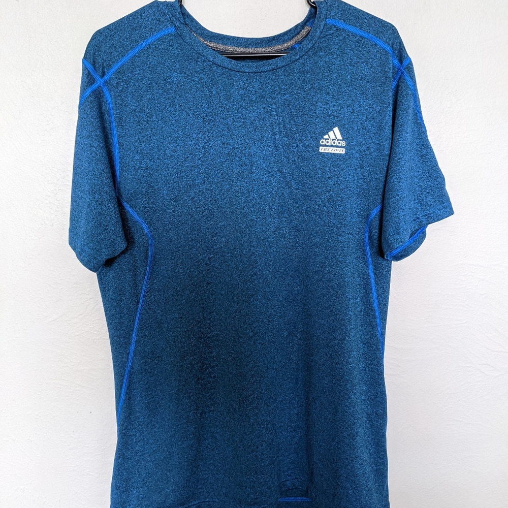 Adidas Blue Athletic Tee Shirt